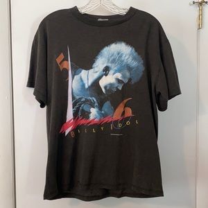 Vintage Original Billy Idol Tour Shirt 1986